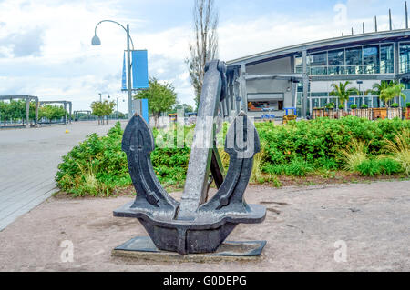 Montreal, Kanada 30. Juni 2015: der alte Hafen von Montreal im Laufe des Tages. Stockfoto