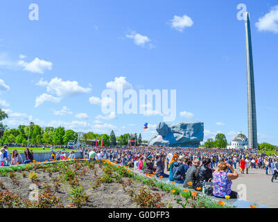 Brest, Weißrussland - 9. Mai 2015: Kriegsdenkmal für die mutige, Festung Brest, Weißrussland Stockfoto