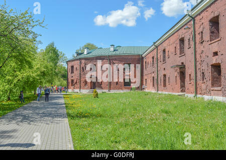 Brest, Weißrussland - 9. Mai 2015: Festung Brest, Brest, Weißrussland. Es ist eines der sowjetischen Weltkrieg Krieg Denkmäler t Stockfoto