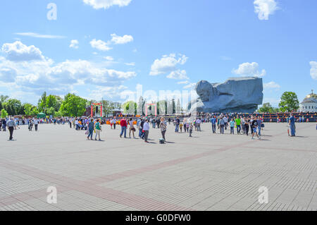 Brest, Weißrussland - 9. Mai 2015: Kriegsdenkmal für die mutige, Festung Brest, Weißrussland Stockfoto