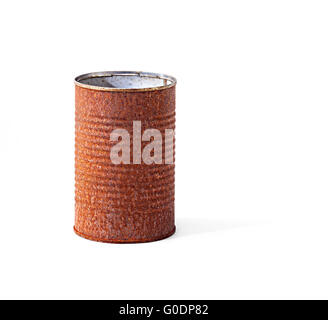 Rost Blechdose Stockfoto