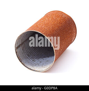 Rost Blechdose Stockfoto