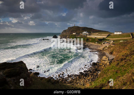 Priester-Bucht; Cape Cornwall; Cornwall; UK Stockfoto