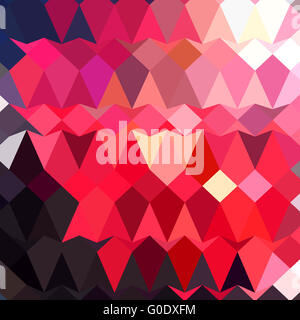 Alizarin Crimson abstrakte niedrige Polygon Hintergrund Stockfoto