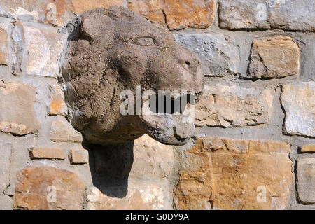 Lion Basrelief Stockfoto