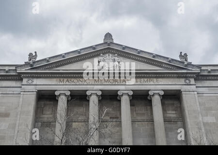 Montreal. Kanada - 12. März 2016: das Gebäude der "Masonic Memorial Center" in der Innenstadt von Montreal. Stockfoto