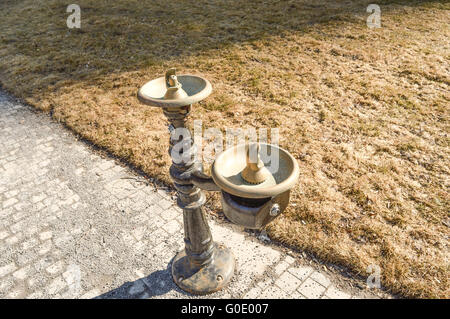 Trinkwasser-Brunnen in Montreal, Kanada. Stockfoto