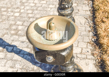 Trinkwasser-Brunnen in Montreal, Kanada. Stockfoto