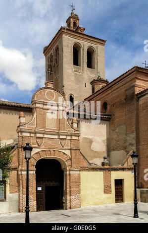 Kirche von El Salvador in Arevalo, Ávila, Kastilien-León, Spanien, Stockfoto