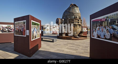 Ausstellung in der Thomas-Konverter am Phoenix See Stockfoto