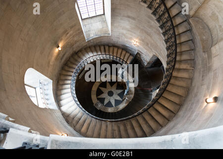 Deans Treppe (Weissagung Treppenhaus) St. Pauls Cathedral erstellt von Christopher Wren und im Harry-Potter-Filmen bekannt gemacht Stockfoto