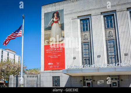 Die Frist Center für die bildende Kunst ist eine schöne Art Deco-Gebäude, die beherbergte einst die US Post Office in Nashville, TN Stockfoto