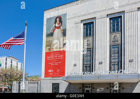 Die Frist Center für die bildende Kunst ist eine schöne Art Deco-Gebäude, die beherbergte einst die US Post Office in Nashville, TN Stockfoto