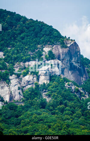 Landschaft um den See locken, North carolina Stockfoto