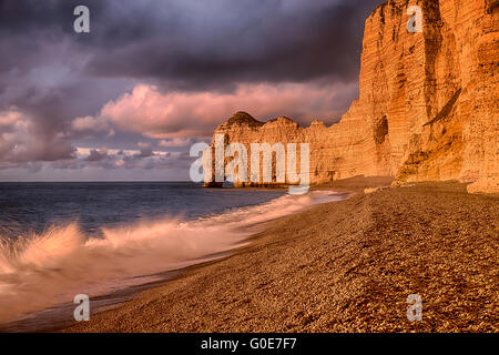 Falaise d'Aval Stockfoto