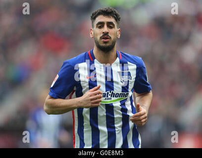 Leverkusen, Deutschland. 30. April 2016. Bayer 04 Leverkusen Vs Hertha BSC Berlin: Tolga Cigerci (Berlin).  Bildnachweis: Jürgen Schwarz/Alamy Live-Nachrichten Stockfoto