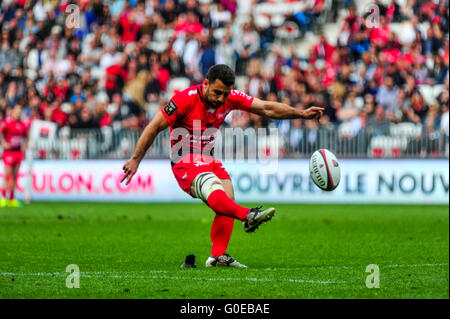 Nizza, Frankreich. 30. April 2016. Jonathan PELISSIE. Französische Top 14 Rugby Union. Übereinstimmung zwischen RC Toulon und Stade Toulousain (Toulouse) an Allianz Riviera am 30. April 2016 in Nizza, Frankreich. 10-12 Credit Score: Norbert Scanella/Alamy Live-Nachrichten Stockfoto