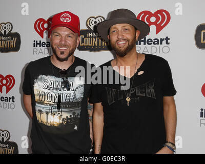 Austin, TX, USA. 30. April 2016. LoCash. iHeart Country Festival at The Frank Erwin Center. Bildnachweis: MJT/AdMedia Credit: Mjt/AdMedia/ZUMA Draht/Alamy Live-Nachrichten Stockfoto