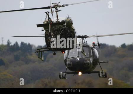 Armee historischen Flug Abingdon Airshow Stockfoto