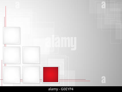Abstrakt-Quadrate-Hintergrund Stockfoto