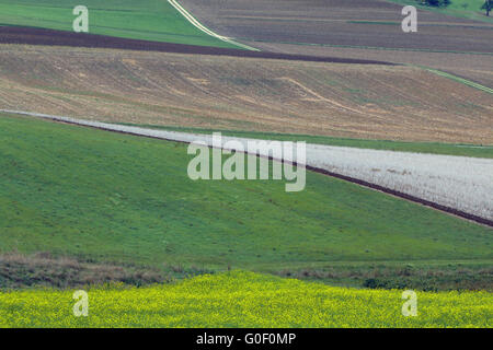 Agrarlandschaft, schwäbischen Jura, Deutschland Stockfoto