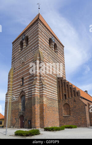 Kirchturm Stege Stockfoto