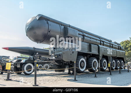 Mobile Launcher von der strategischen Raketen-system Stockfoto