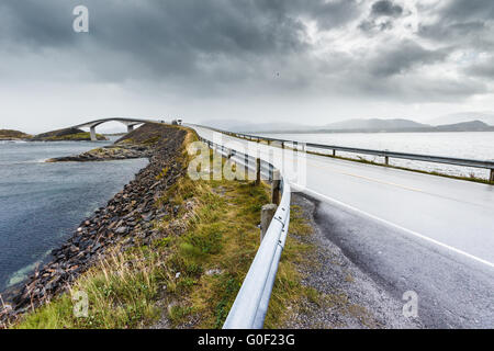 Atlantischen Ozean Road, Norwegen Stockfoto