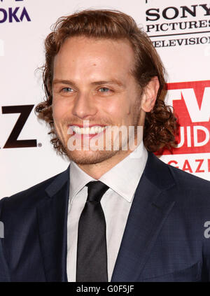 Prominente besuchen TV Guide Magazine und STARZ Feier des OUTLANDER mit Cover-Stars Caitriona Balfe und Sam Heughan im Palihouse West Hollywood.  Mit: Sam Heughan Where: Los Angeles, California, Vereinigte Staaten von Amerika bei: 30. März 2016 Stockfoto