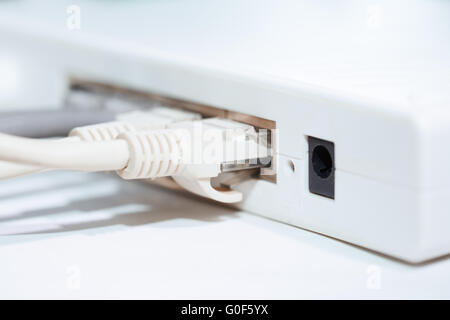 Netzwerk modem Stockfoto