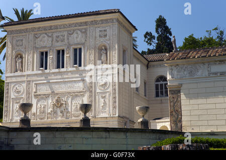 Loggia Casino Pius IV in den Vatikanischen Gärten auf Se Stockfoto