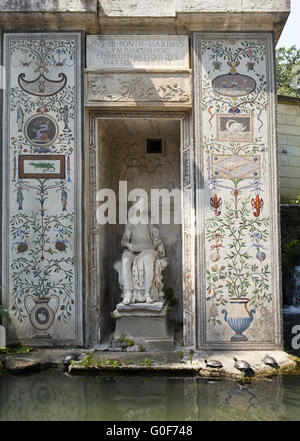 Loggia Casino Pius IV in den Vatikanischen Gärten Stockfoto