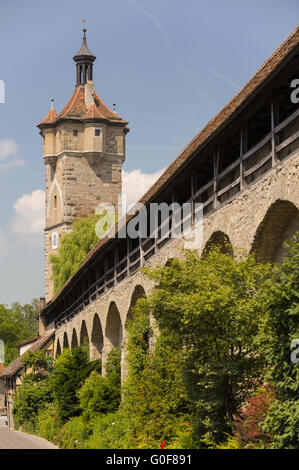 Mittelalter-Stadt Rothenburg in Bayern Stockfoto