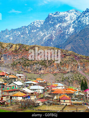 View of  mountains village, Georgia Stockfoto