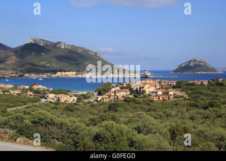 Golfo Aranci in Costa Smeralda auf Sardinien Stockfoto