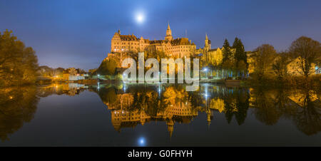 Schloss Sigmaringen an der Donau Stockfoto