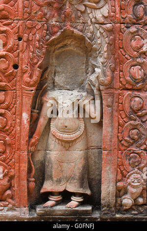 Apsara mit fehlenden Kopf, Angkor, Kambodscha Stockfoto