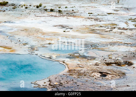 Orakei Korako geothermische Park, Neuseeland Stockfoto