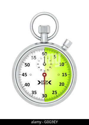 typische Stoppuhr 30 Sekunden Stockfoto