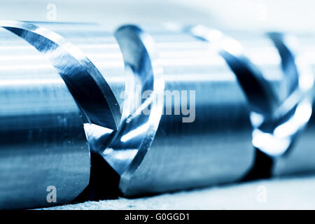 Schwere industrielle Element, Schraube. Industrie, close-up Stockfoto