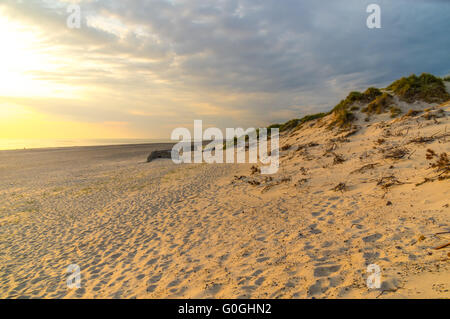 Summerbeach am Abend Stockfoto