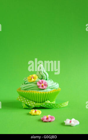 Frühling-cupcake Stockfoto