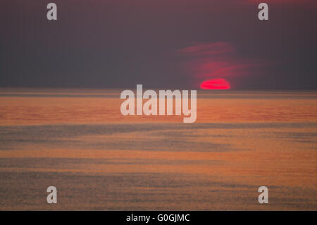 Summerbeach am Abend Stockfoto