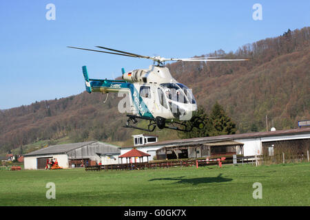 Staatliche Polizei-Hubschrauber MD 900 Explorer Stockfoto