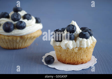 Heidelbeerkuchen Stockfoto