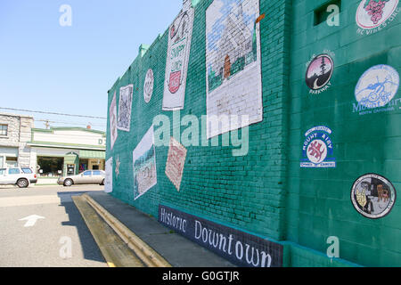 Mount Airy Wandbild Stockfoto