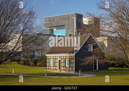 Orginal Firma Gebäude von Krupp und kooperieren ThyssenKrupp Hauptquartier Q1, Essen, Deutschland Stockfoto