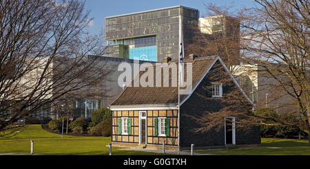 Orginal Firma Gebäude von Krupp und kooperieren ThyssenKrupp Hauptquartier Q1, Essen, Deutschland Stockfoto