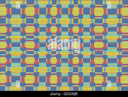 Quadrate Muster verbinden Stockfoto