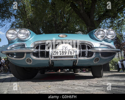 South Tyrol Klassik cars 2015 Chevrolet Corvette C1 Stockfoto